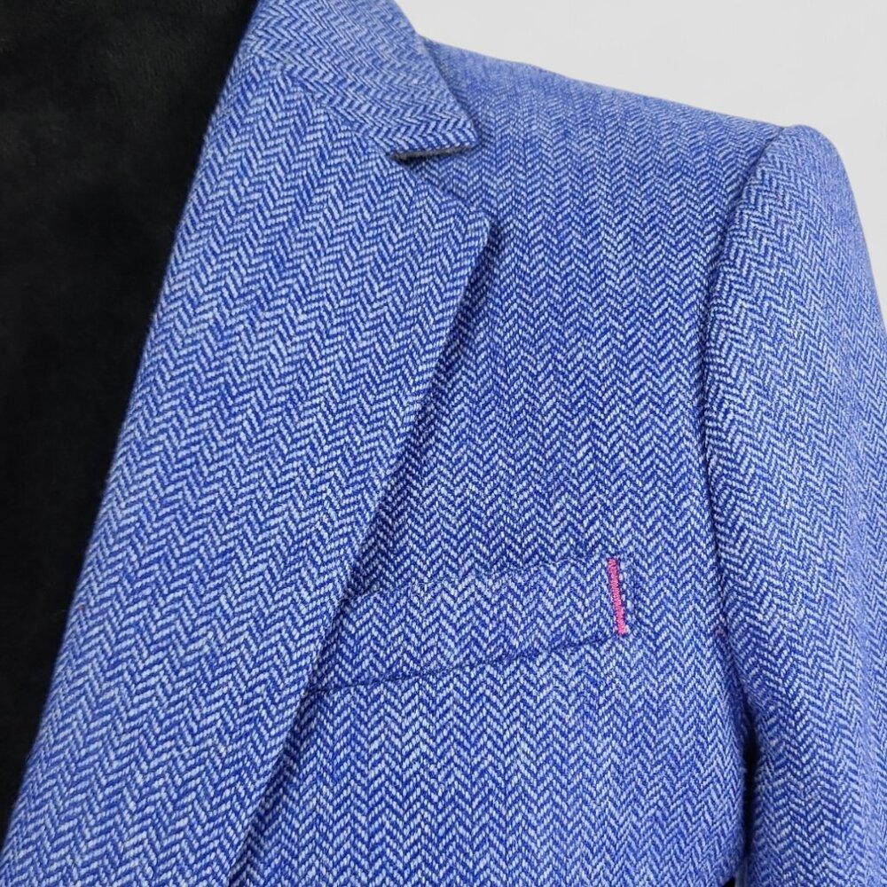 Banana Republic Wool Blend Blazer Jacket SZ 2 - Picture 6 of 16